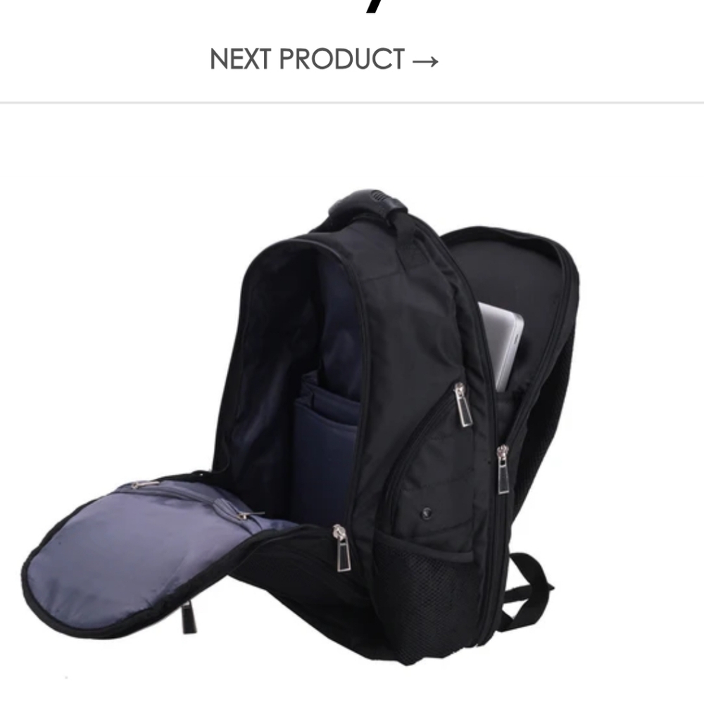 Eco Style Jet Set Backpack. - Picture 4 of 16